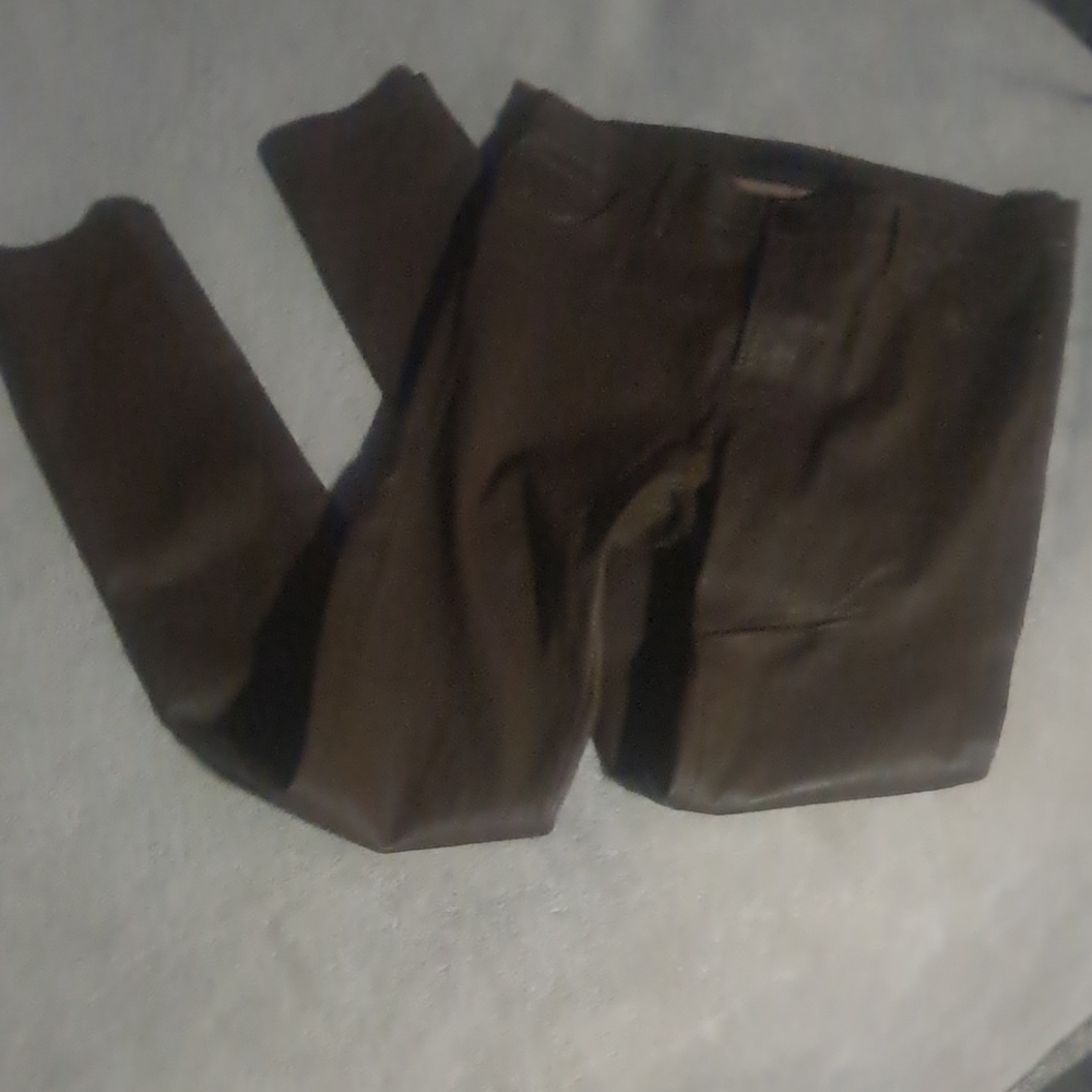 COACH Copy Faux Leather Pants